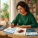 Balanza que equilibra cobertura y precio al comparar seguros de auto